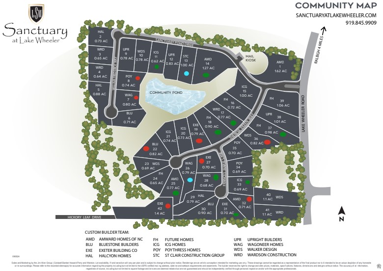 The Hamptons at Umstead Site Plan